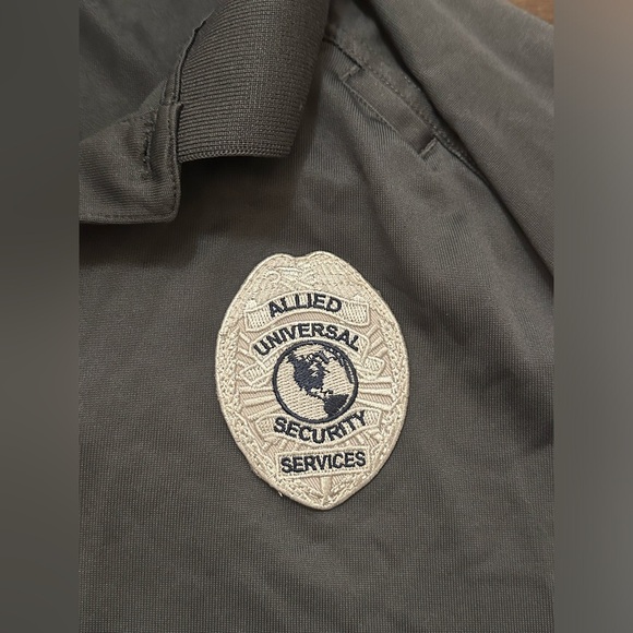 Men’s Allied Universal Security Services Grey Performance Polo Shirt- Large - Picture 3 of 12
